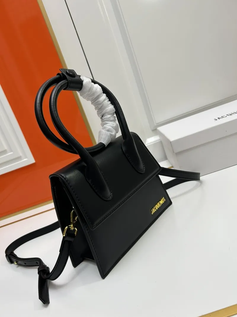Alternative view of Jacquemus Black Top Handle Crossbody Bag