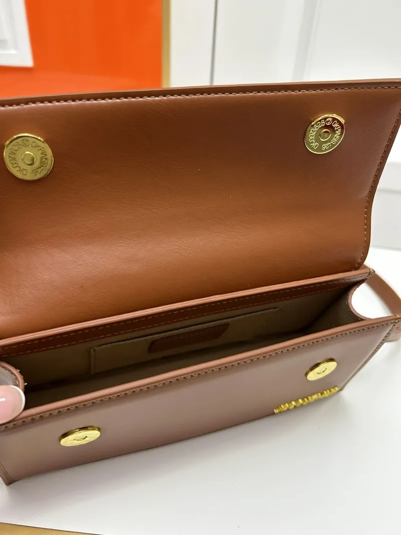 Jacquemus Brown Leather Top Handle Crossbody Bag - Image 8
