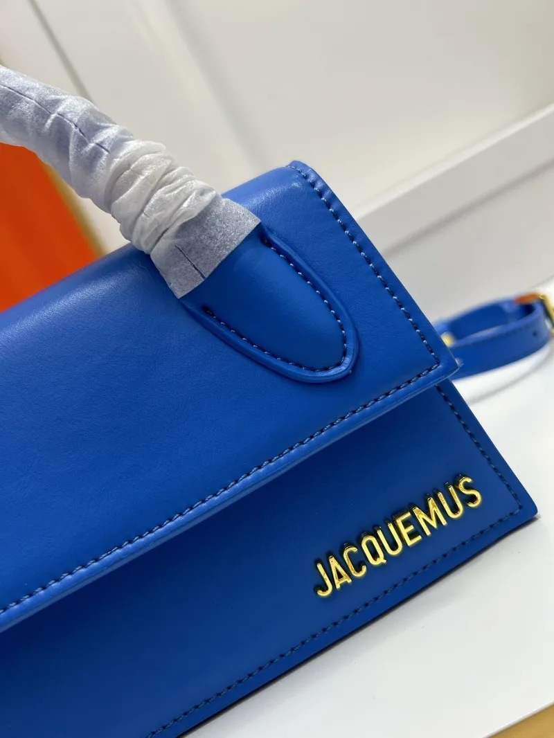 Jacquemus Blue Top Handle Crossbody Bag - Image 4