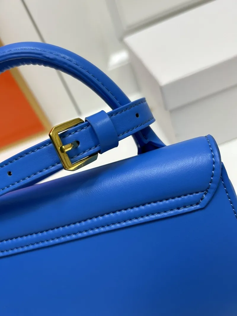 Jacquemus Blue Top Handle Crossbody Bag - Image 6