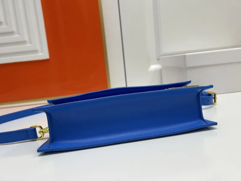 Jacquemus Blue Top Handle Crossbody Bag - Image 7