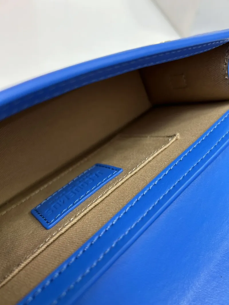 Jacquemus Blue Top Handle Crossbody Bag - Image 9