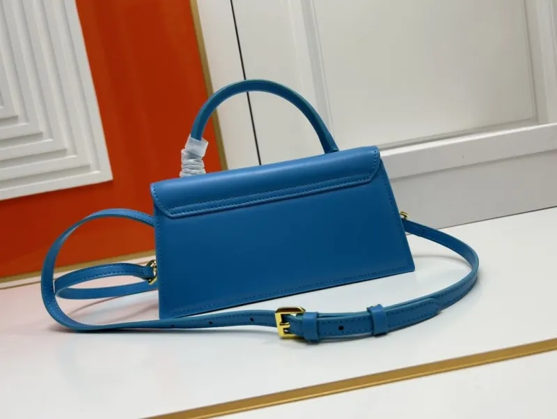Jacquemus Blue Top Handle Crossbody Bag - Image 3