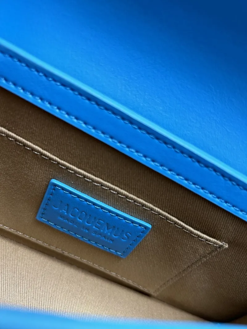 Jacquemus Blue Top Handle Crossbody Bag - Image 9