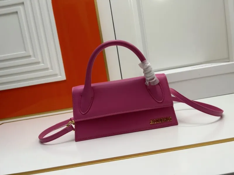 Jacquemus Fuchsia Top Handle Crossbody Bag