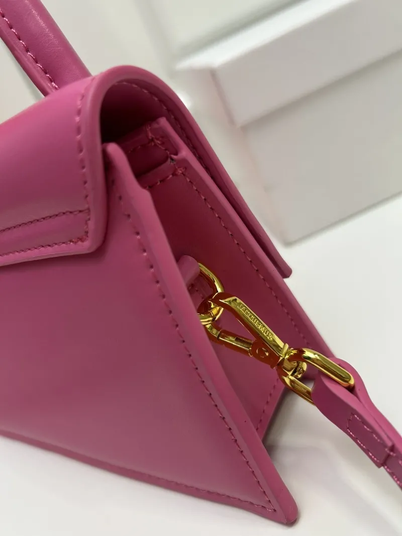 Jacquemus Fuchsia Top Handle Crossbody Bag - Image 5