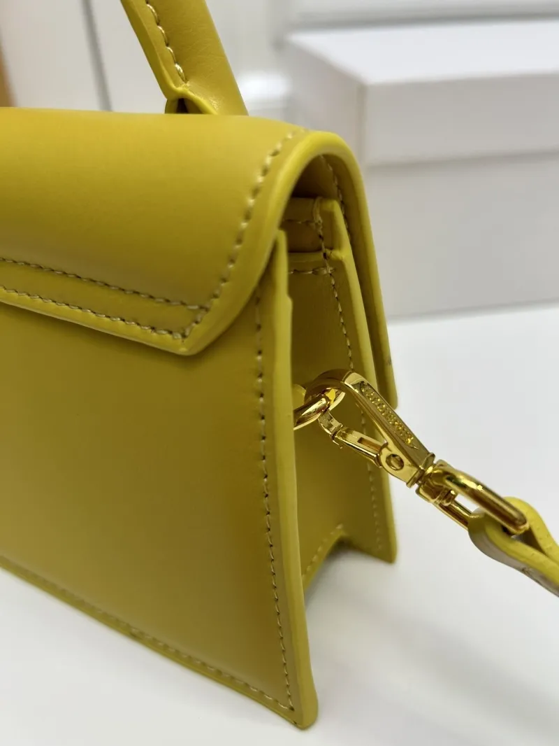 Jacquemus Yellow Top Handle Crossbody Bag - Image 5