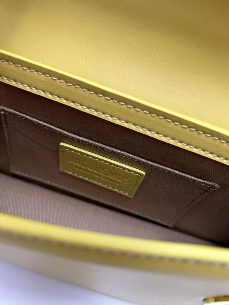 Jacquemus Yellow Top Handle Crossbody Bag - Image 9