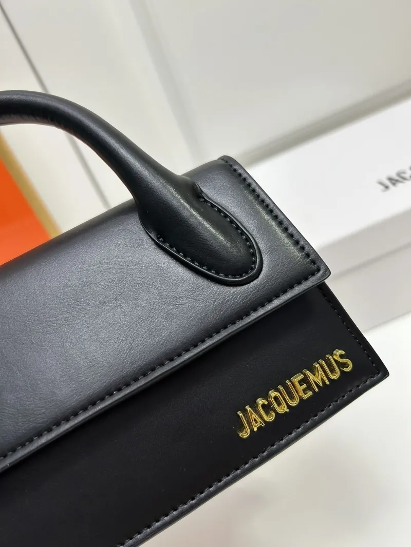 Jacquemus Black Top Handle Crossbody Bag - Image 4