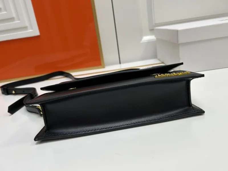 Jacquemus Black Top Handle Crossbody Bag - Image 7