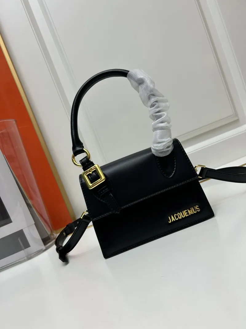 Jacquemus Black Top Handle Crossbody Bag