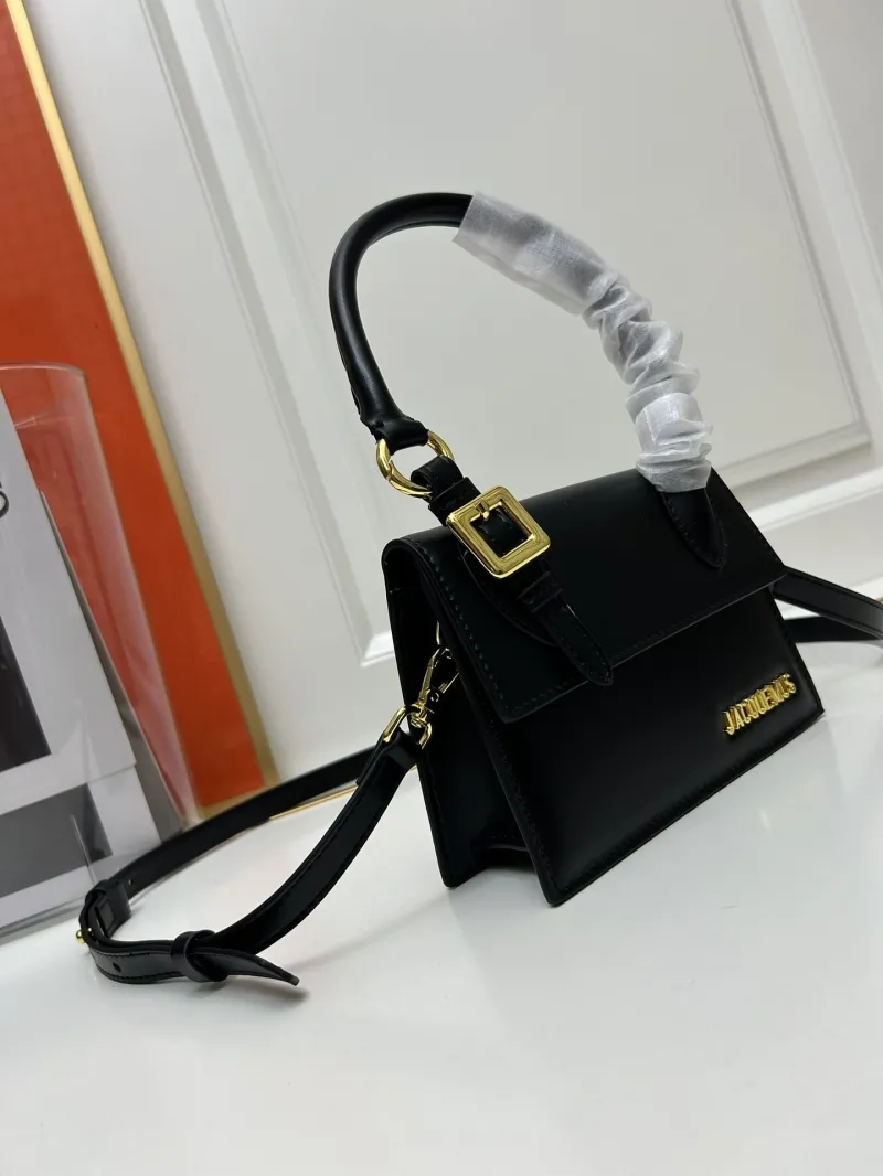Alternative view of Jacquemus Black Top Handle Crossbody Bag