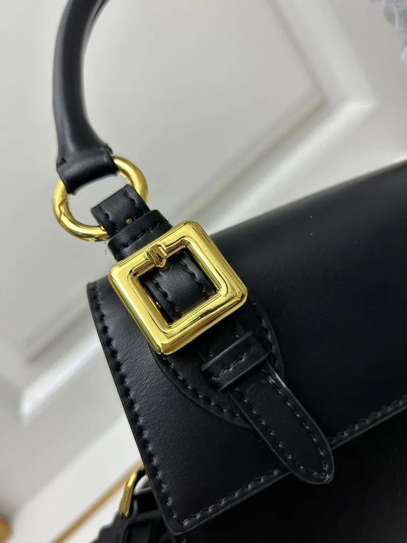 Jacquemus Black Top Handle Crossbody Bag - Image 3