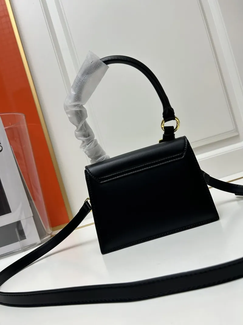 Jacquemus Black Top Handle Crossbody Bag - Image 5