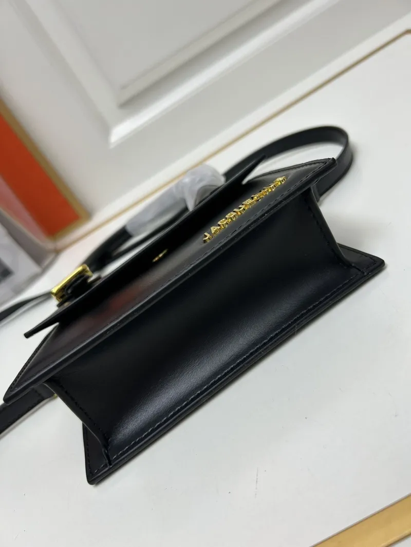 Jacquemus Black Top Handle Crossbody Bag - Image 7