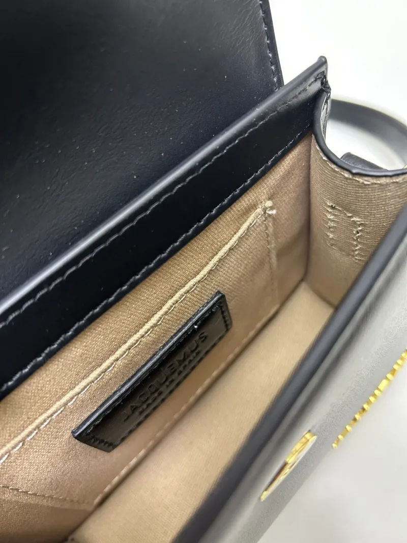 Jacquemus Black Top Handle Crossbody Bag - Image 9