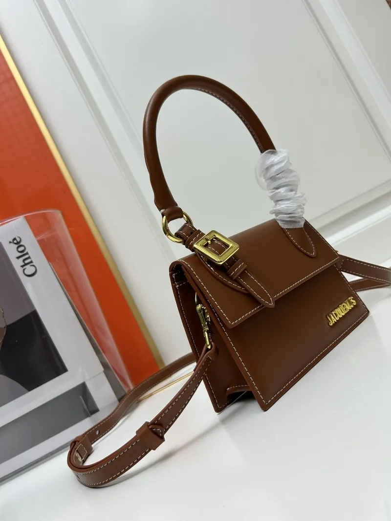 Alternative view of Jacquemus Brown Top Handle Crossbody Bag