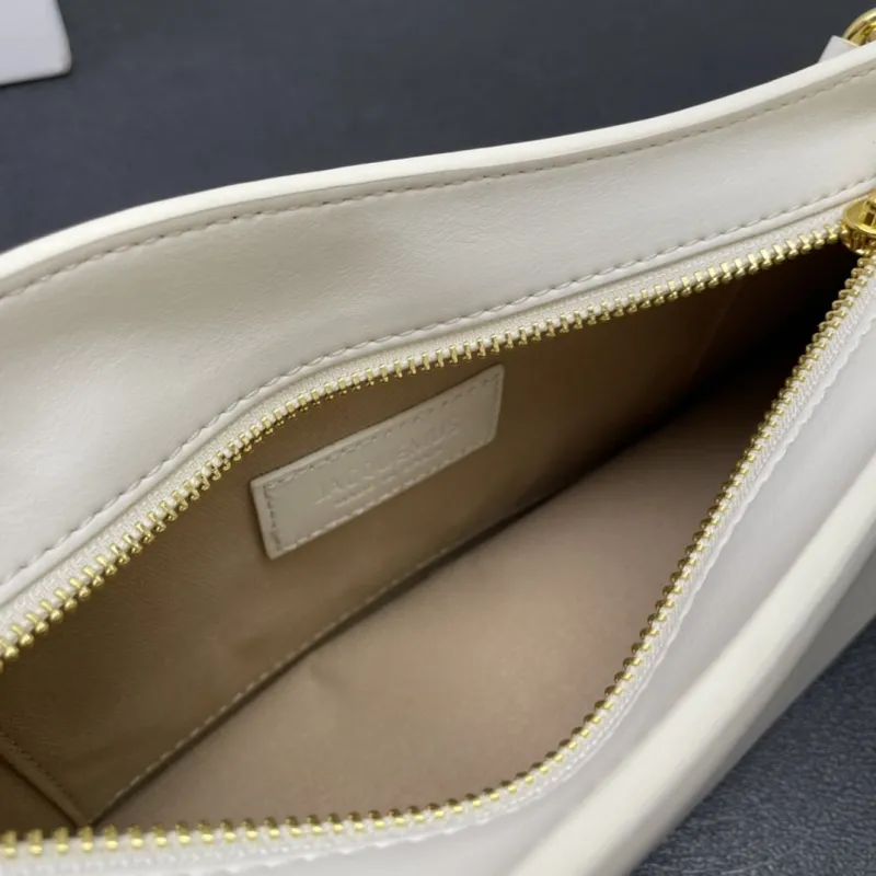Jacquemus Cream White Top Handle Bag 661 - Image 9