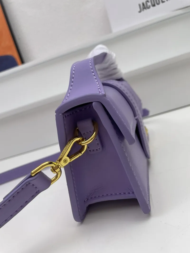 Jacquemus Purple Top Handle Crossbody Bag - Image 5