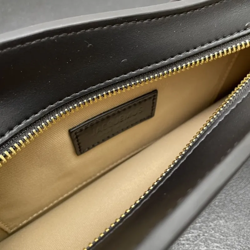 Jacquemus Black Top Handle Bag 661# 33cm - Image 9