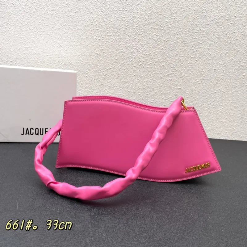 Jacquemus Pink Top Handle Bag 661 Size 33cm - Image 3