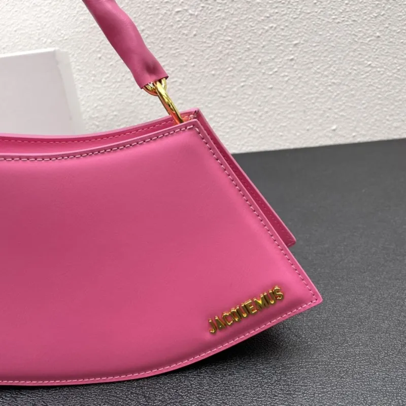 Jacquemus Pink Top Handle Bag 661 Size 33cm - Image 4
