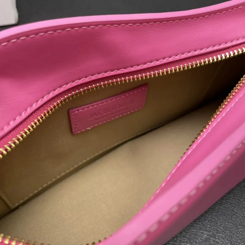 Jacquemus Pink Top Handle Bag 661 Size 33cm - Image 9