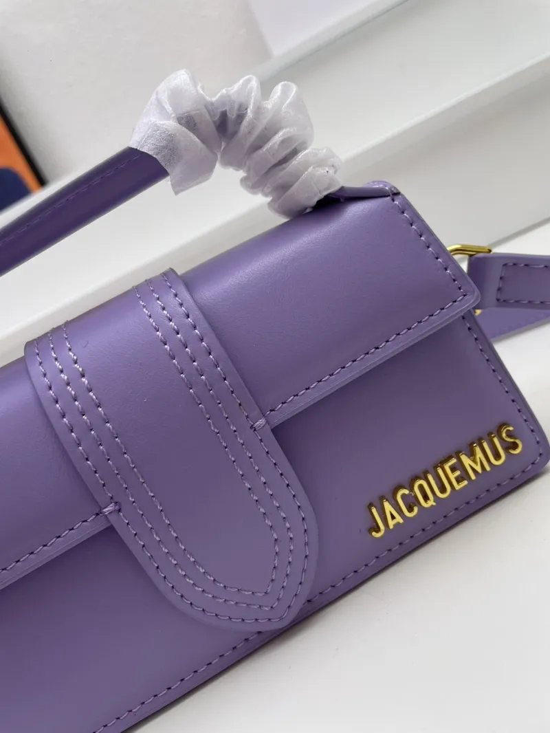Jacquemus Purple Top Handle Crossbody Bag - Image 4