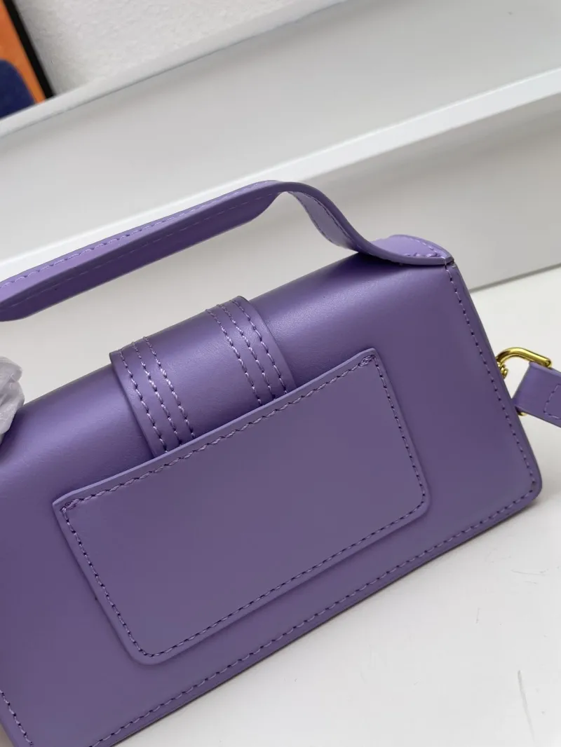 Jacquemus Purple Top Handle Crossbody Bag - Image 6