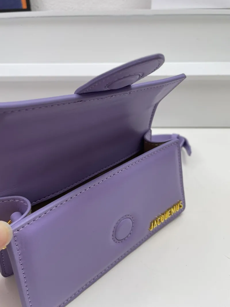 Jacquemus Purple Top Handle Crossbody Bag - Image 8