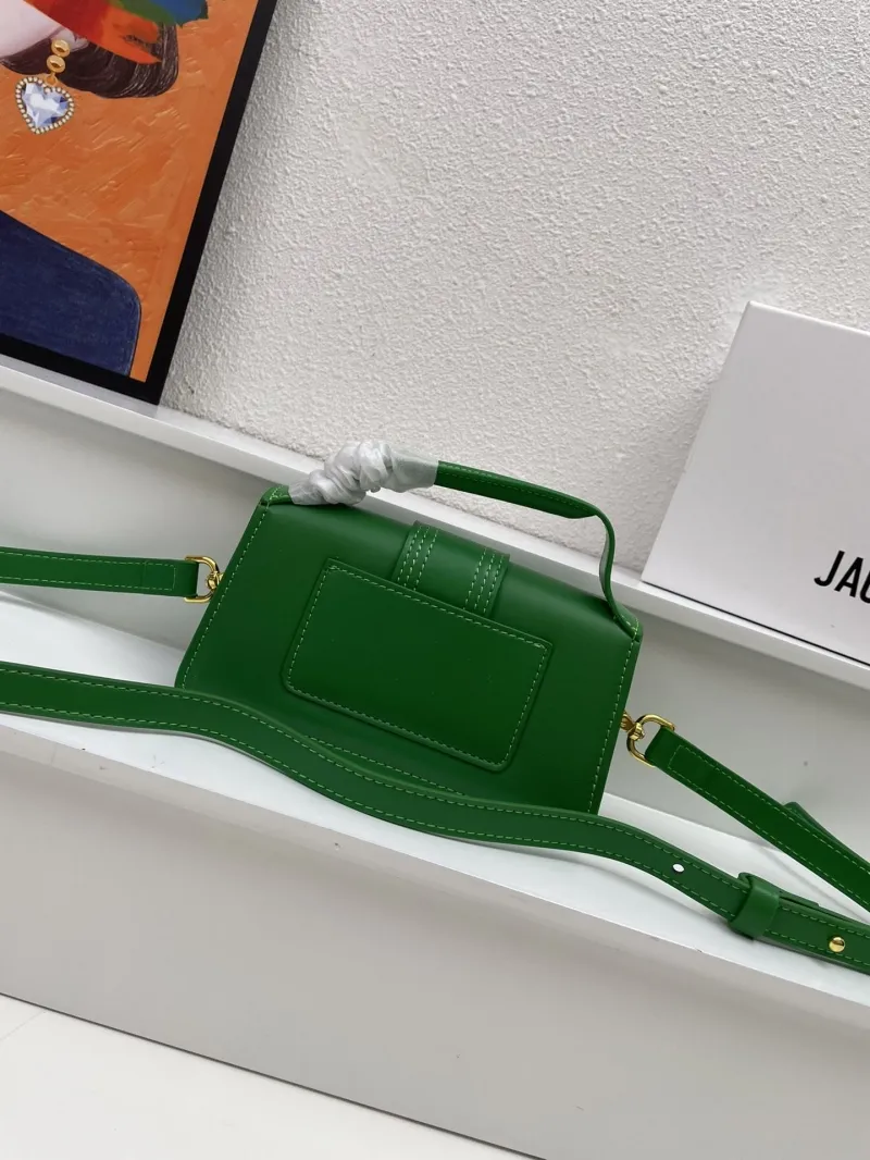 Jacquemus Green Top Handle Crossbody Bag - Image 3