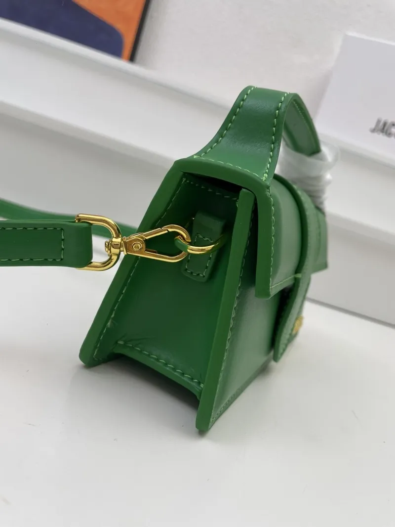 Jacquemus Green Top Handle Crossbody Bag - Image 4