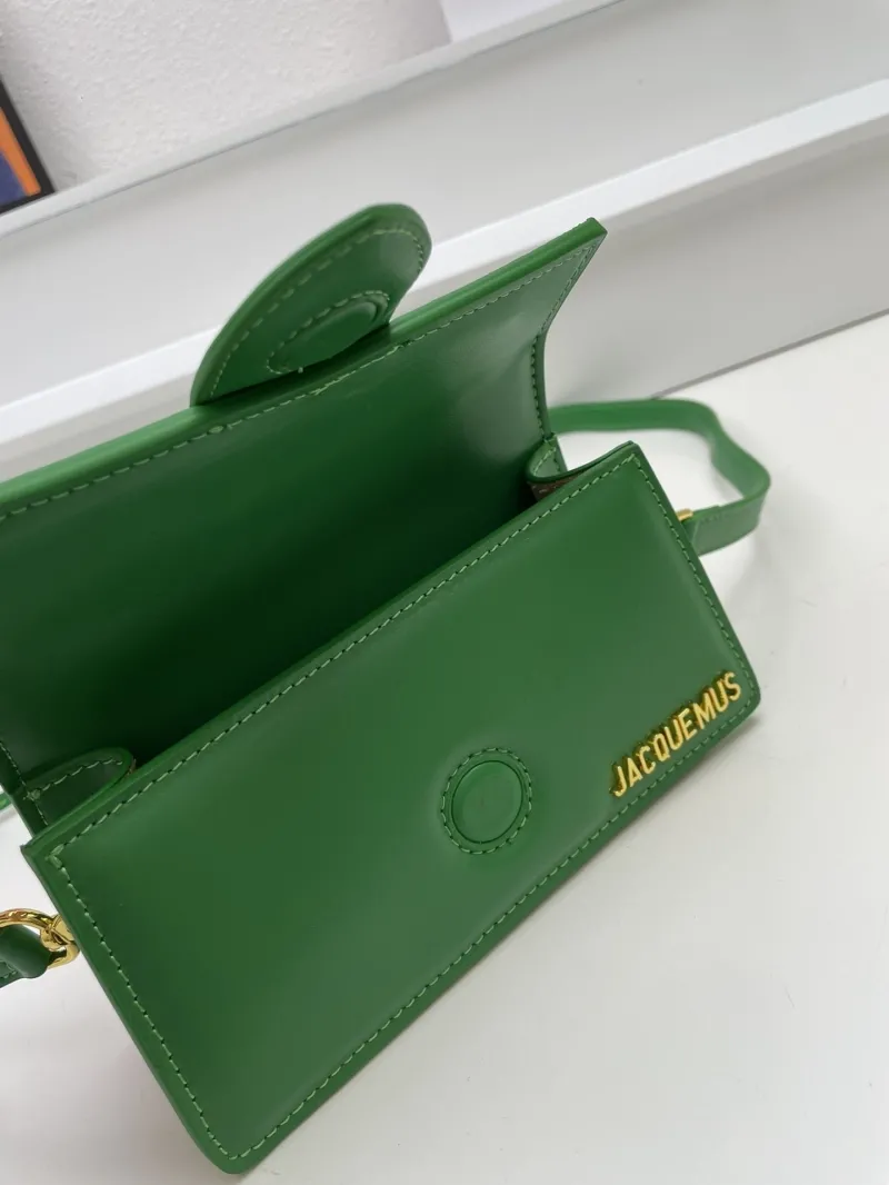 Jacquemus Green Top Handle Crossbody Bag - Image 8