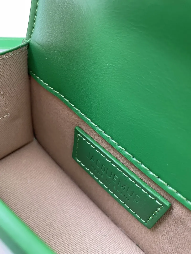 Jacquemus Green Top Handle Crossbody Bag - Image 9