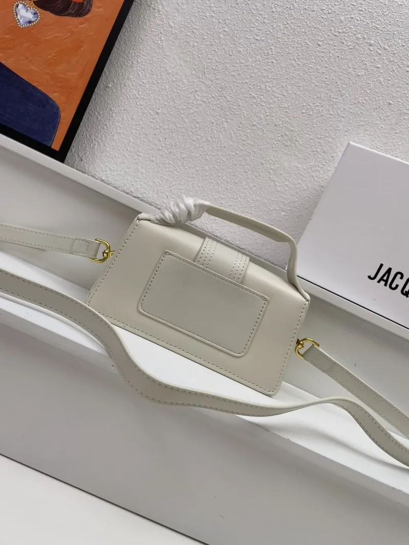 Jacquemus Off-White Top Handle Crossbody Bag 115 - Image 3