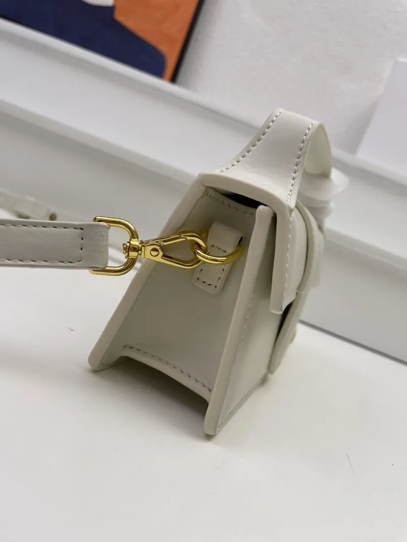 Jacquemus Off-White Top Handle Crossbody Bag 115 - Image 4