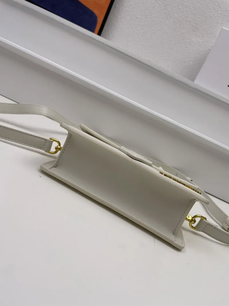 Jacquemus Off-White Top Handle Crossbody Bag 115 - Image 7