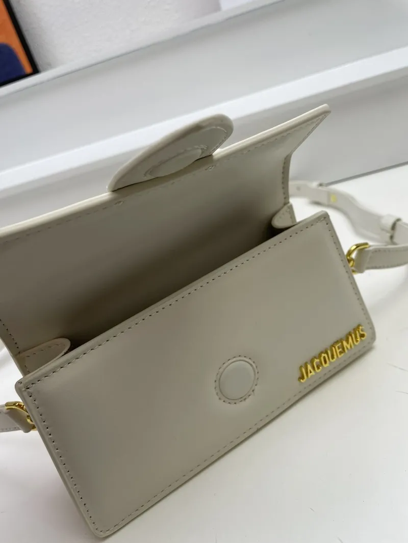 Jacquemus Off-White Top Handle Crossbody Bag 115 - Image 8