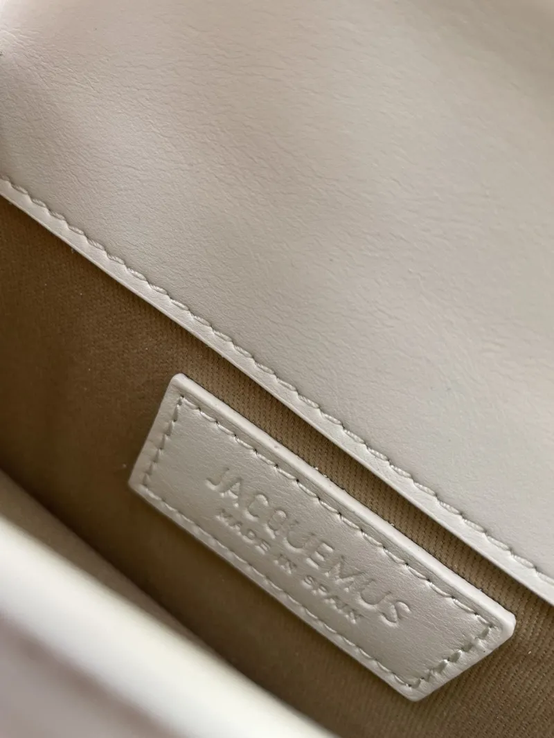 Jacquemus Off-White Top Handle Crossbody Bag 115 - Image 9