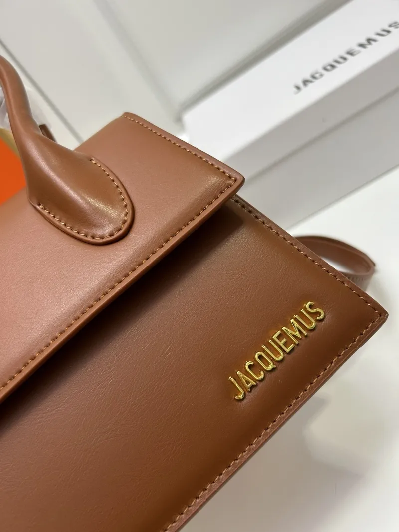 Jacquemus Brown Top Handle Crossbody Bag - Image 4