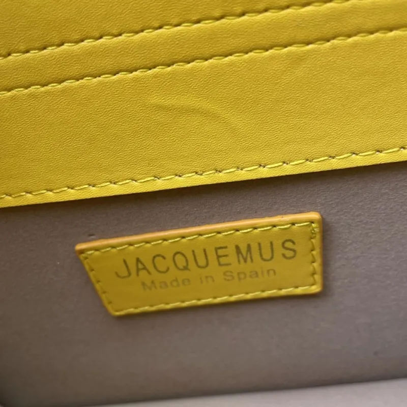 Jacquemus 3020 Yellow 20cm Top Handle Crossbody Bag - Image 9