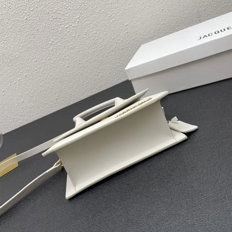 Jacquemus White 20cm Top Handle Bag 3020 - Image 7