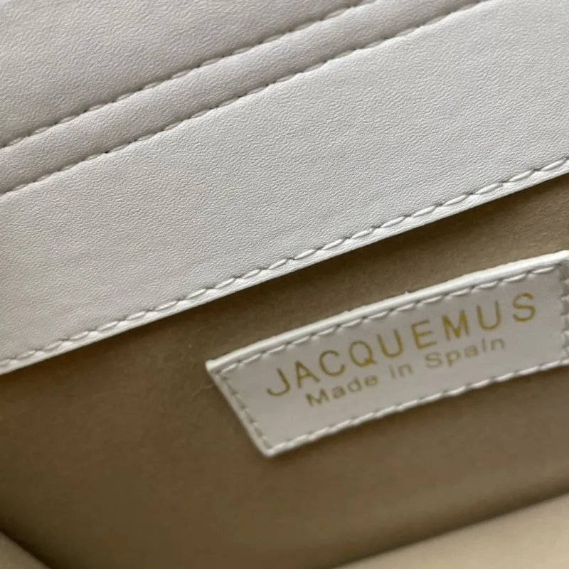 Jacquemus White 20cm Top Handle Bag 3020 - Image 9