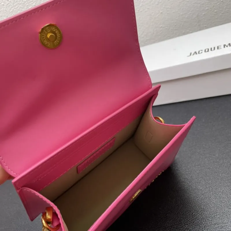 Jacquemus Pink Top Handle Crossbody Bag 20cm - Image 8