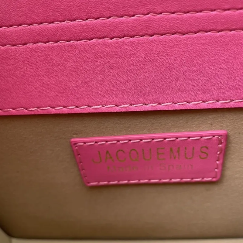 Jacquemus Pink Top Handle Crossbody Bag 20cm - Image 9