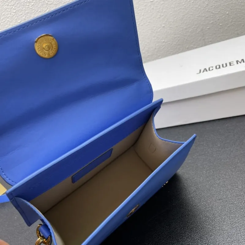 Jacquemus Blue 20cm Top Handle Crossbody Bag 3020 - Image 8