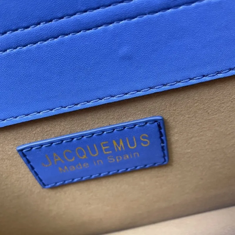 Jacquemus Blue 20cm Top Handle Crossbody Bag 3020 - Image 9