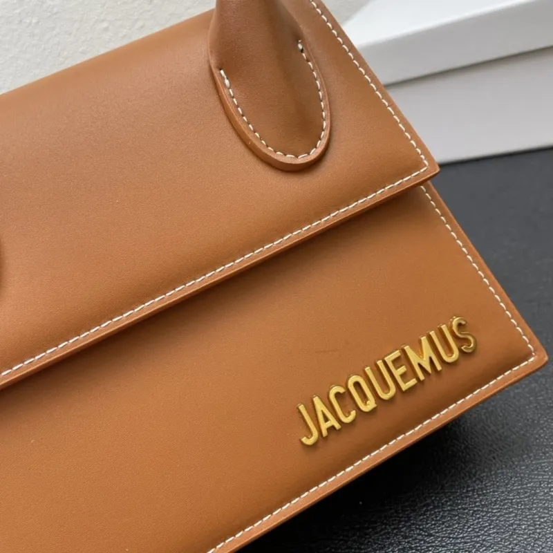 Jacquemus Brown Top Handle Crossbody Bag - Image 4