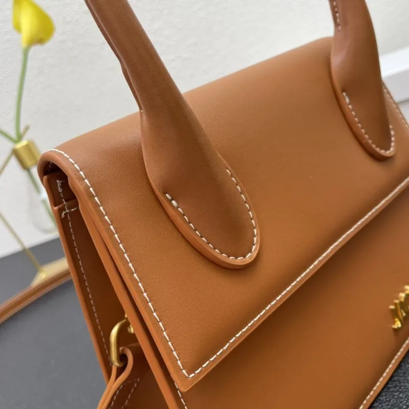 Jacquemus Brown Top Handle Crossbody Bag - Image 5