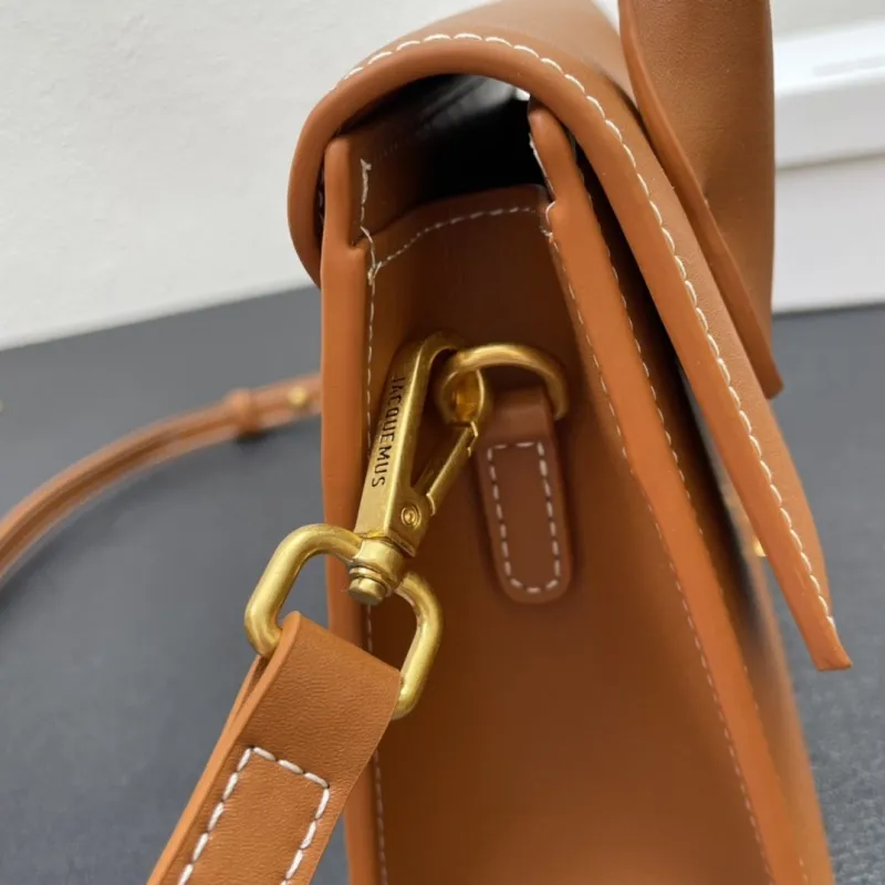 Jacquemus Brown Top Handle Crossbody Bag - Image 6